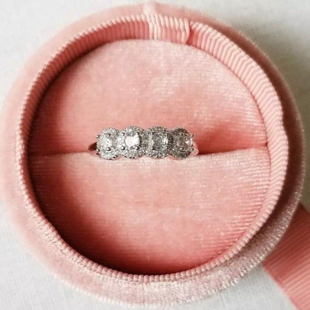 STERLING SILVER WEDDING RING - Picture 3 of 3